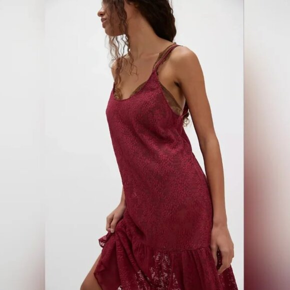 Free Pepple NWOT " Ready To Go" Midi Slip xs - Picture 7 of 9